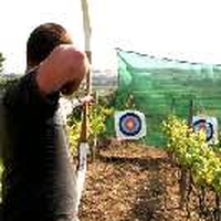 archery through vinyards